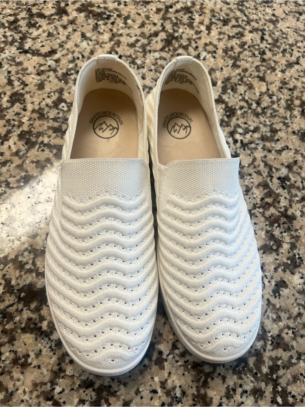 New Women’s White Mountain Courageous Slip On Sneakers
